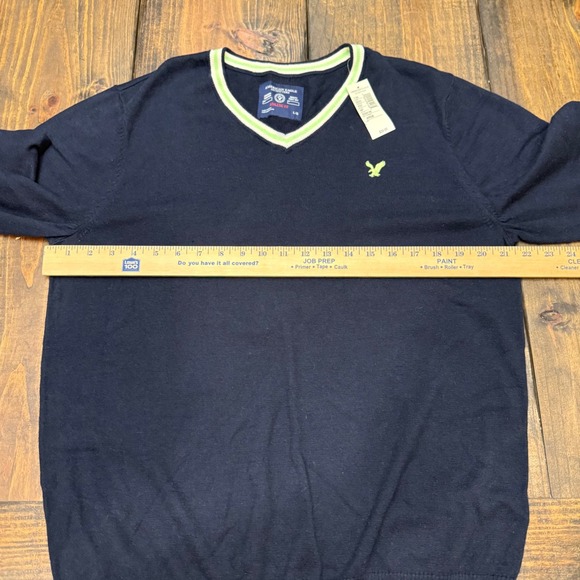 American Eagle Outfitters Mens V Neck Sweater‎ Athletic Fit Large New with tag - Picture 6 of 7